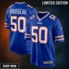 Gregory Rousseau 50 Buffalo Bills Game Player Jersey - Royal