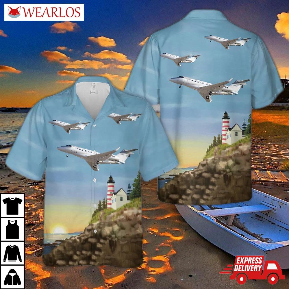 Gulfstream G280 Hawaiian Shirt