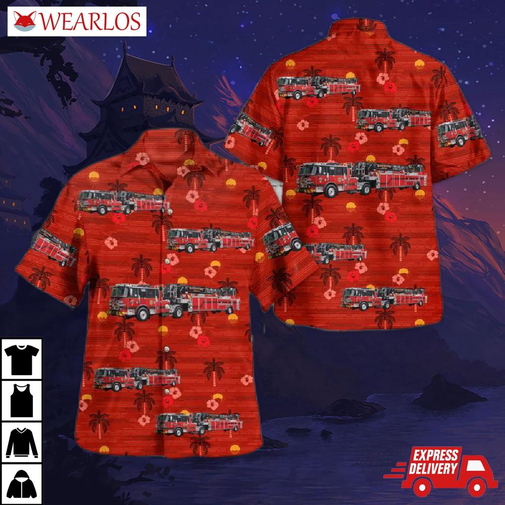 Hagerstown, Maryland, Hagerstown Fire Department Christmas Hawaiian Shirt