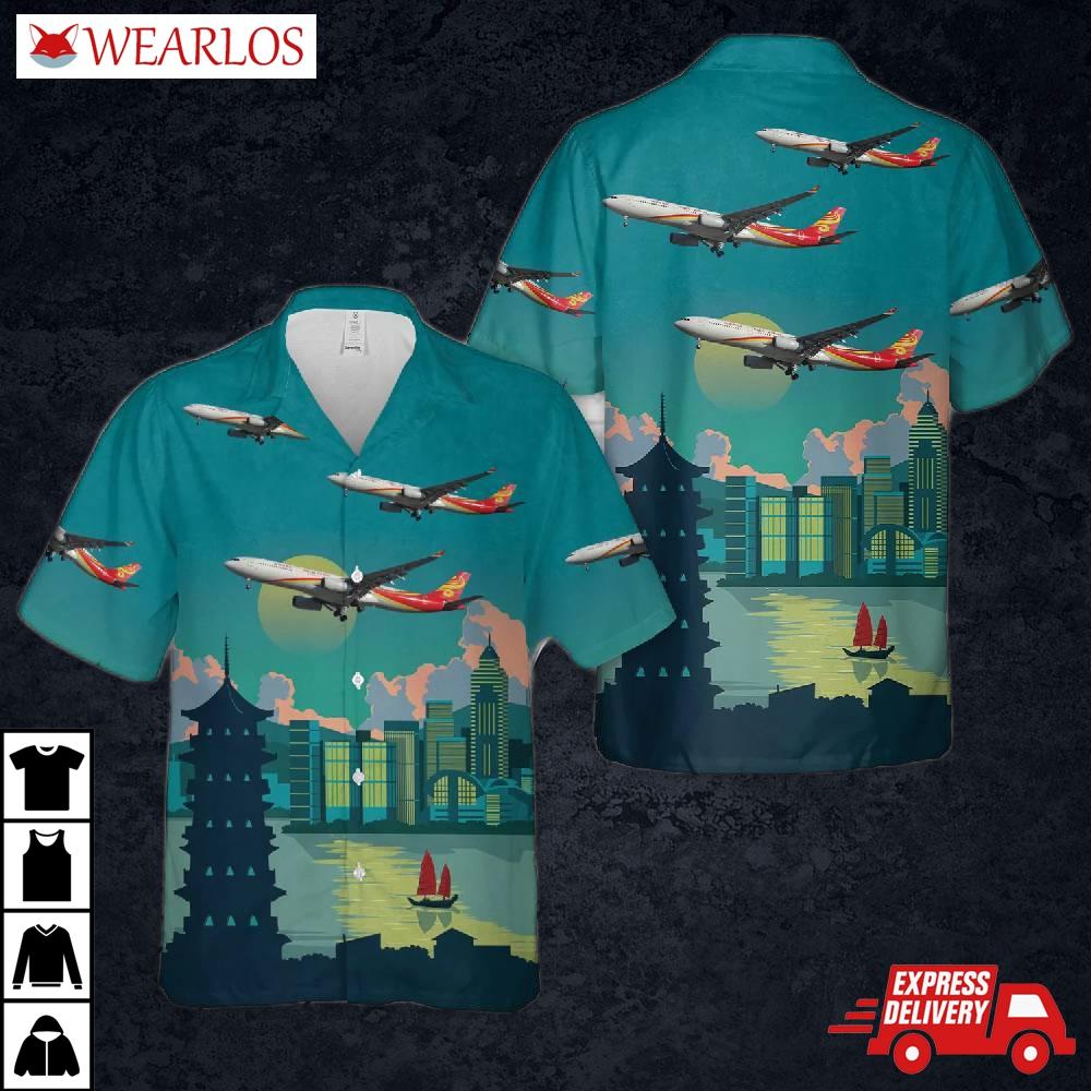 Hainan Airlines Airbus A330-300 Hawaiian Shirt Nlmp2202pd05