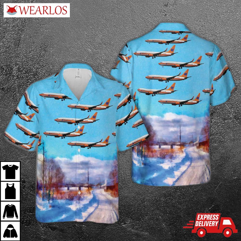 Hapag Lloyd Boeing 737-800 Hawaiian Shirt