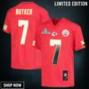 Harrison Butker 7 Kansas City Chiefs Super Bowl Lvii Champions Youth Game Jersey - Red