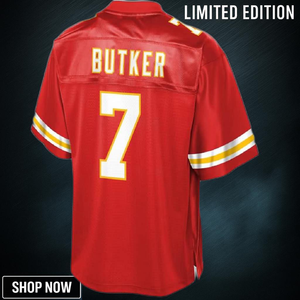 Harrison Butker Kansas City Chiefs Nfl Pro Line Player Jersey - Red