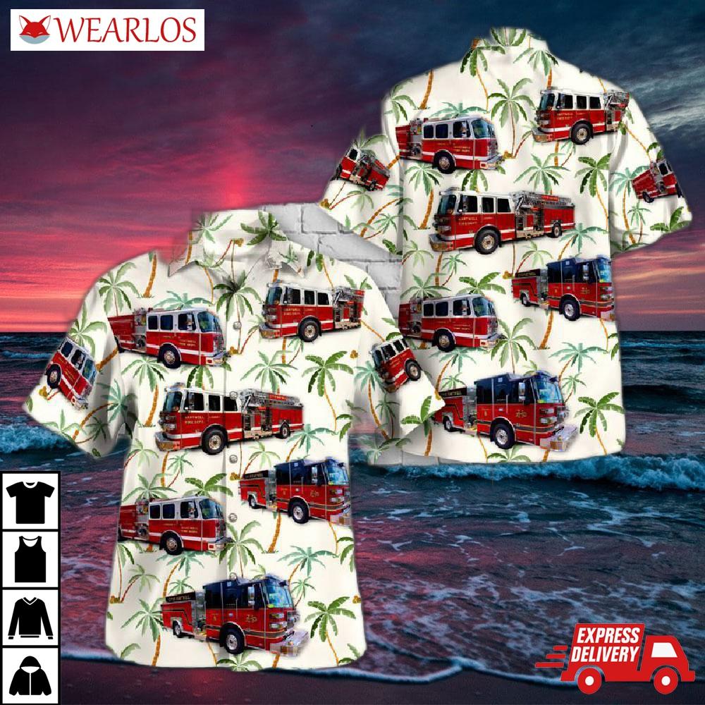 Hartwell, Georgia, City Of Hartwell Fire Department Hawaiian Shirt