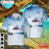 Heliski Bell 407 Helicopter Hawaiian Shirt