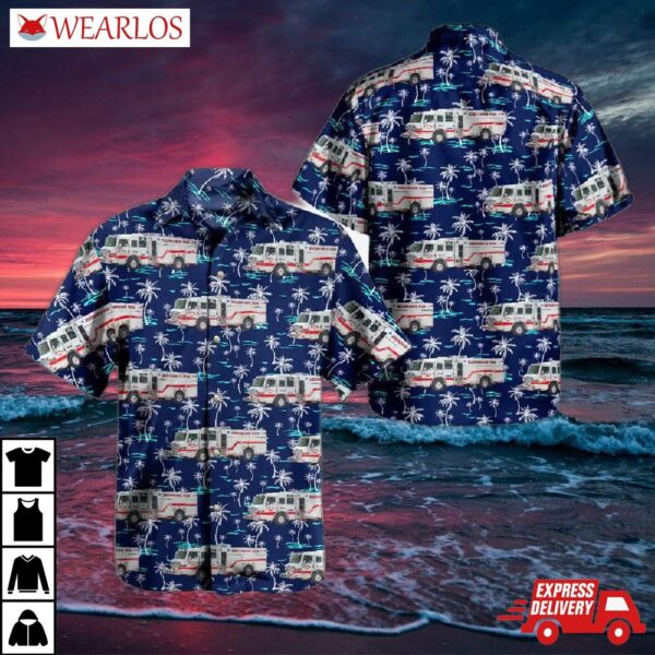Henderson Fire Department, Nevada Paramedic Engine Hawaiian Shirt