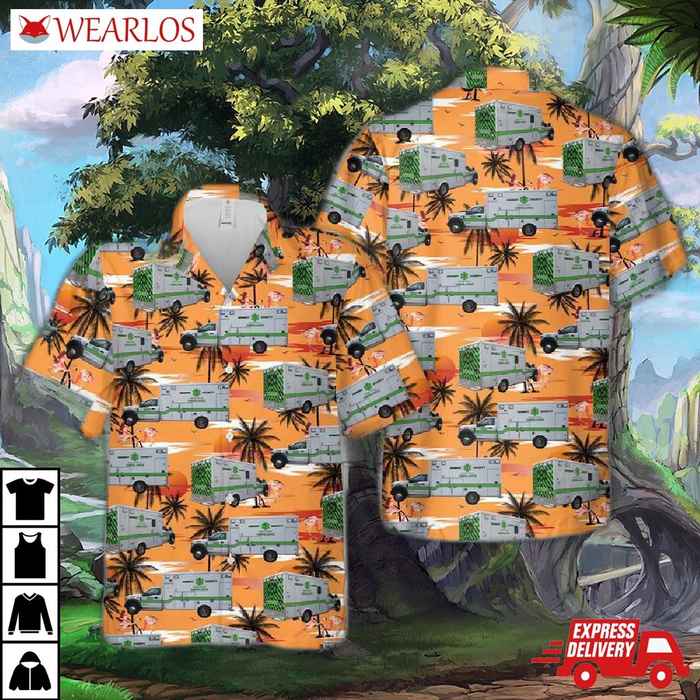 Hendry County Ems Hawaiian Shirt