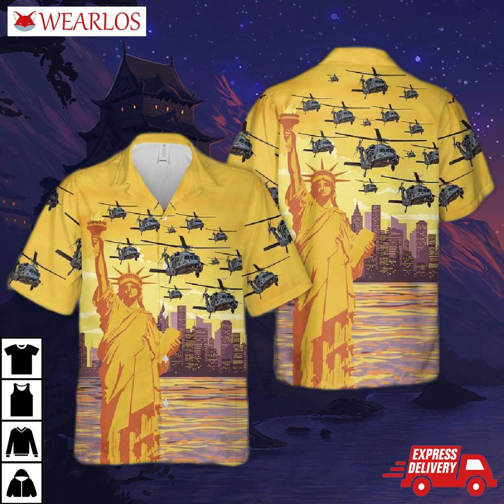 Hh-60g Pavehawk New York Air National Guard Hawaiian Shirt
