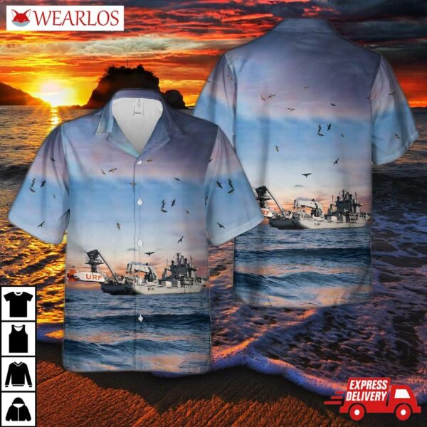 Hms Belos & Urf Rescue Submarine Swedish Navy Hawaiian Shirt
