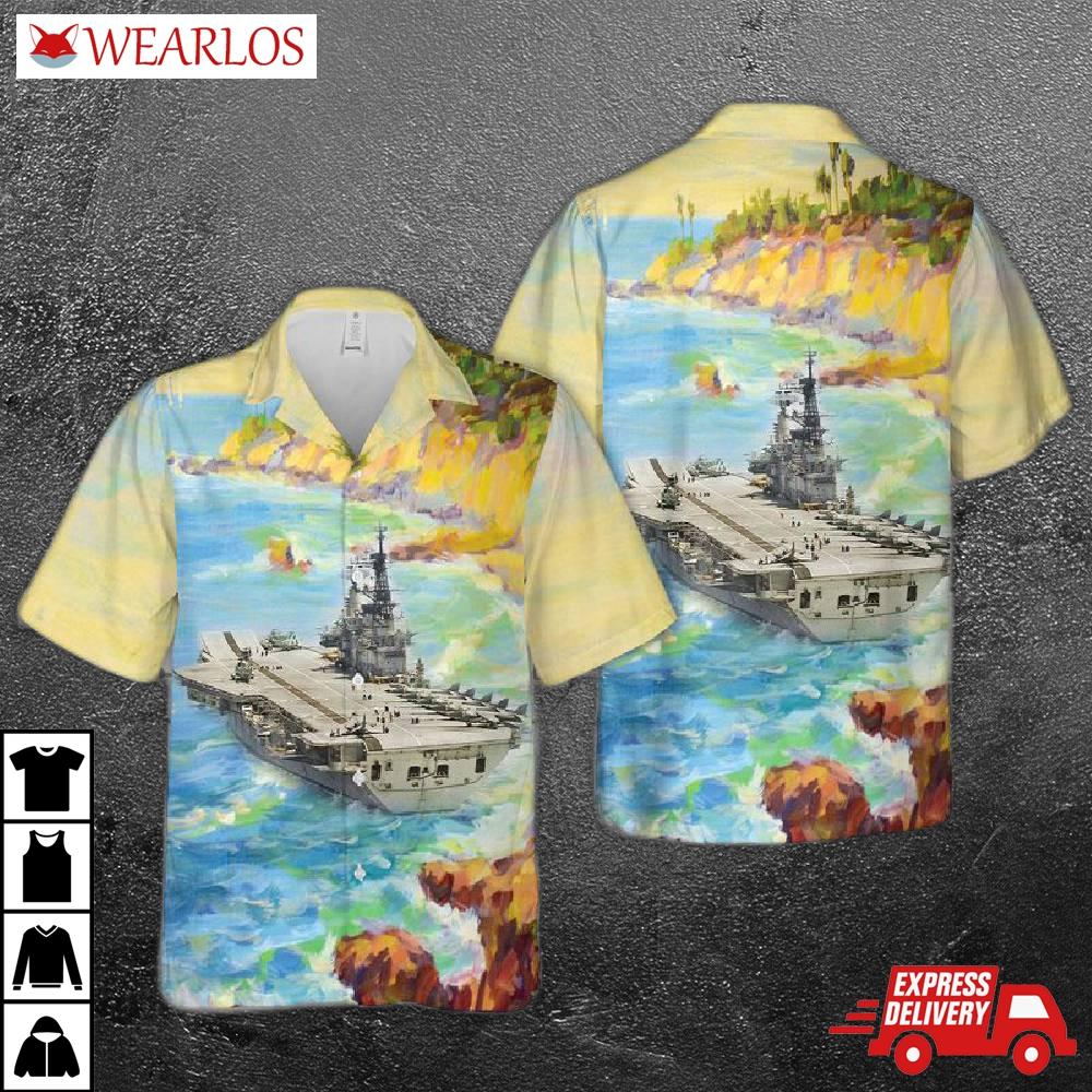 Hms Hermes Hawaiian Shirt