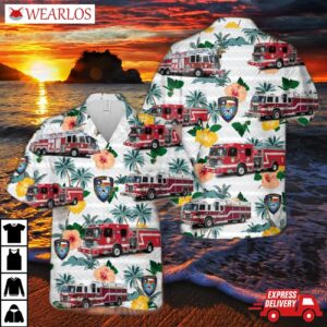Houston Fire Department Hawaiian Shirt
