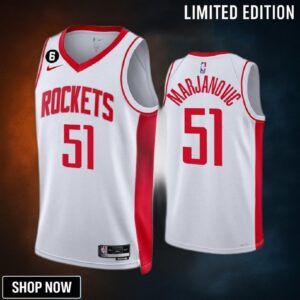 Houston Rockets -23 Boban Marjanovic 51 Association Edition White Jersey Swingman