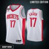 Houston Rockets -23 Tari Eason 17 Association Edition White Jersey Swingman