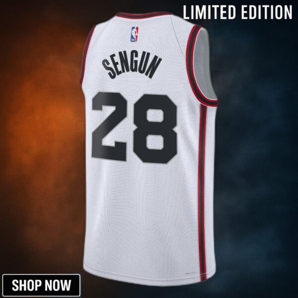 Houston Rockets Nike City Edition Swingman Jersey - White Alperen Sengun Unisex