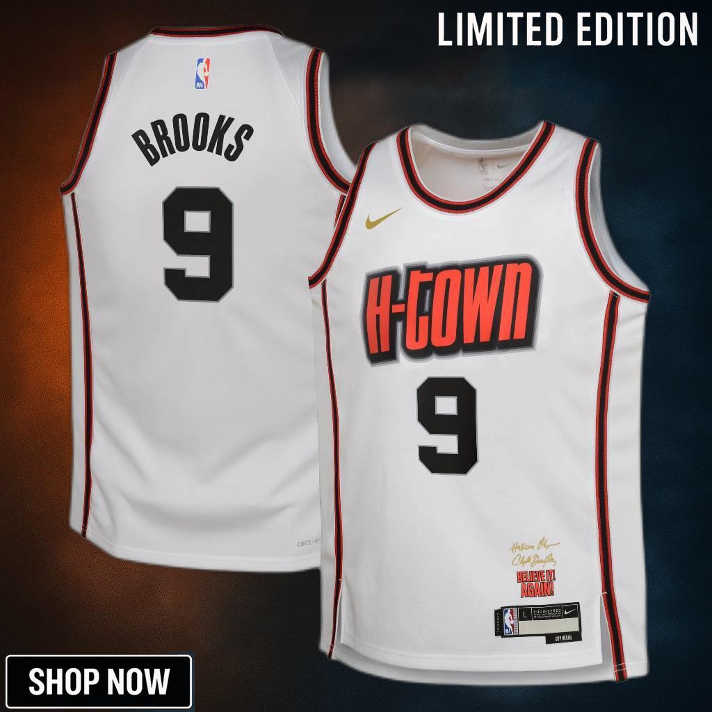 Houston Rockets Nike City Edition Swingman Jersey - White Dillon Brooks Youth