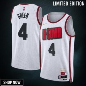 Houston Rockets Nike City Edition Swingman Jersey - White Jalen Green Unisex