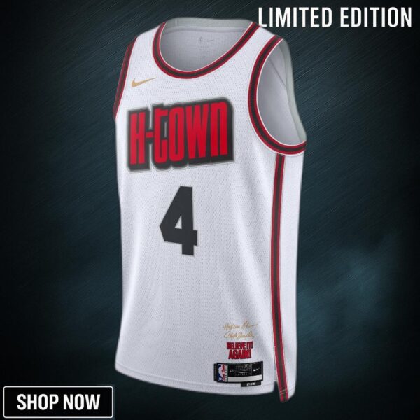 Houston Rockets Nike City Edition Swingman Jersey - White Jalen Green Unisex