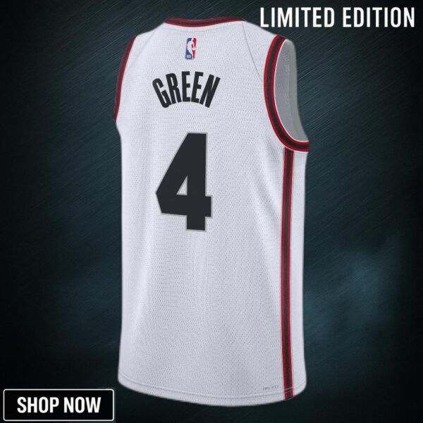 Houston Rockets Nike City Edition Swingman Jersey - White Jalen Green Unisex