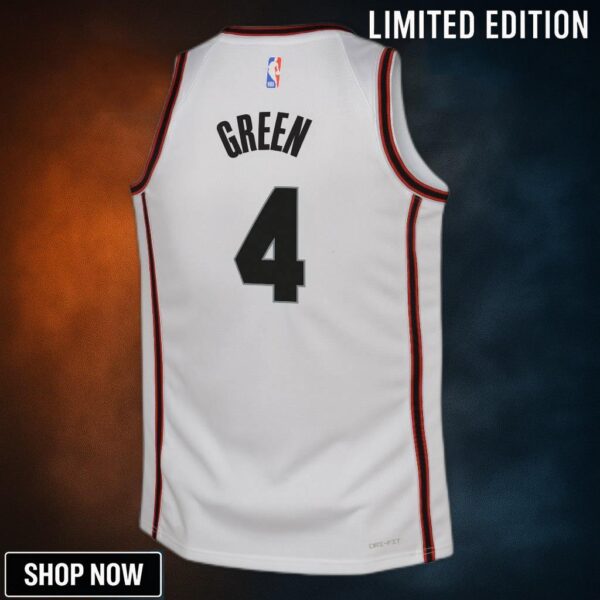 Houston Rockets Nike City Edition Swingman Jersey - White Jalen Green Youth