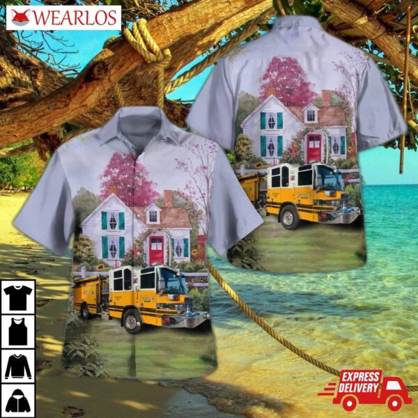 Hubbard Fire District, Oregon Hawaiian Shirt
