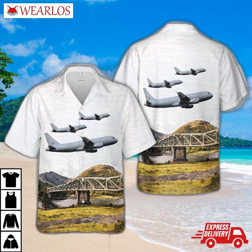 Hungarian Air Force 605 Airbus A319-100 Hawaiian Shirt