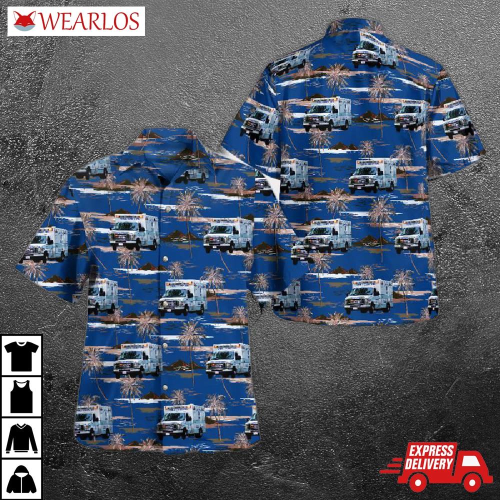 Huntington, West Virginia, Cabell County Ems Hawaiian Shirt