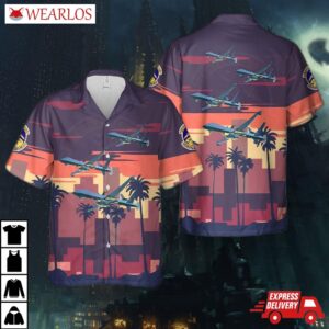 Hurlburt Field, Florida, Us Air Force 2nd Special Operations Squadron General Atomics Mq-9 Reaper Hawaiian Shirt