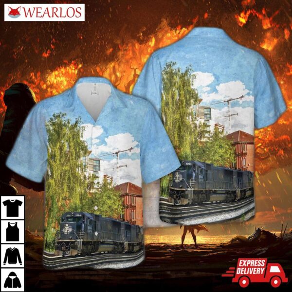 Illinois Central Railroad 1004, Emd Sd70 Hawaiian Shirt
