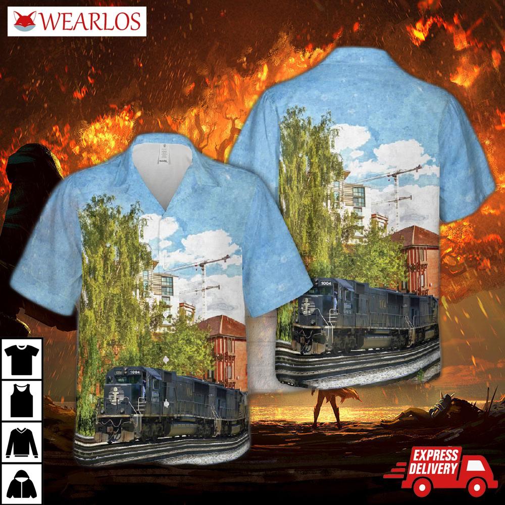 Illinois Central Railroad 1004, Emd Sd70 Hawaiian Shirt