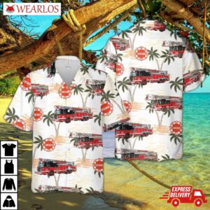 Illinois Chicago Fire Department Hawaiian Shirt