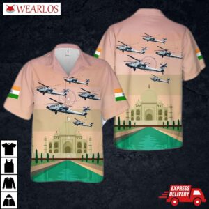 Indian Air Force Ah-64 Apache, Happy Independence Day India Hawaiian Shirt