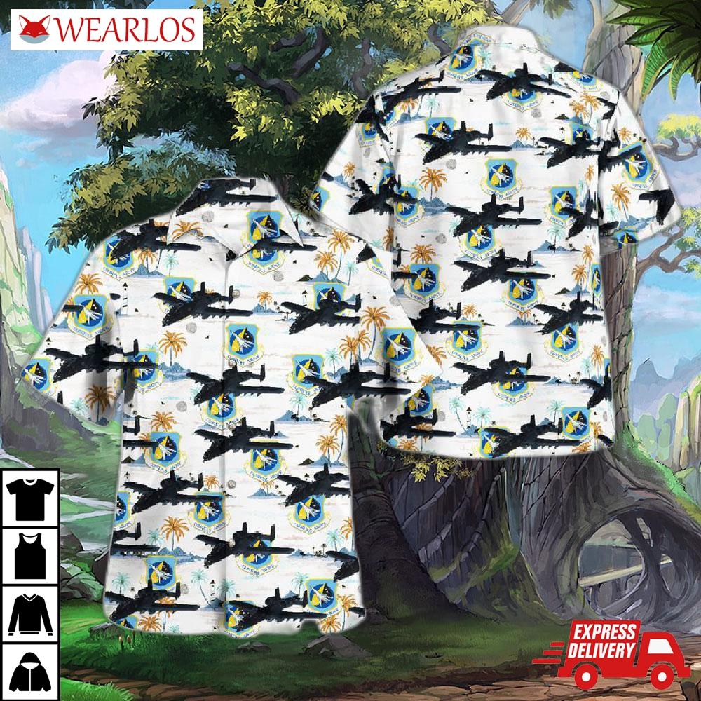 Indiana Air National Guard 122nd Fighter Wing A-10 Thunderbolt Ii Blacksnake Hawaiian Shirt