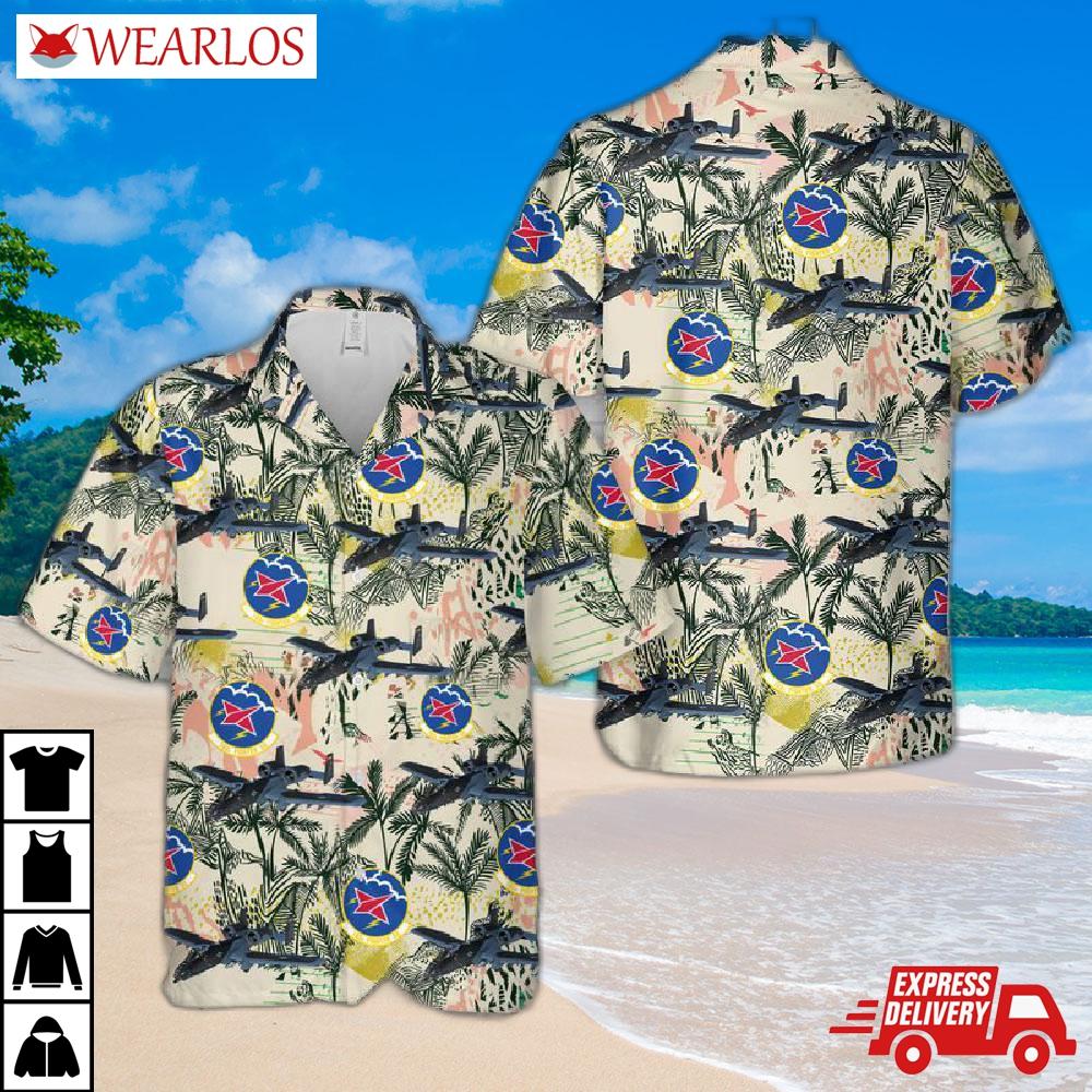 Indiana Air National Guard 163D Fighter Squadron Blacksnakes A-10 Thunderbolt Ii Hawaiian Shirt