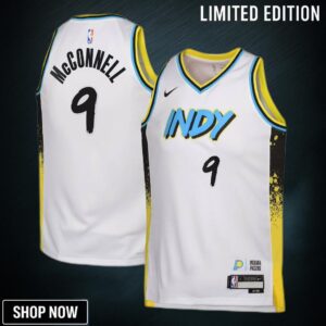 Indiana Pacers Nike City Edition Swingman Jersey - White T.j. Mcconnell Youth