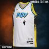 Indiana Pacers Nike City Edition Swingman Jersey - White T.j. Mcconnell Youth