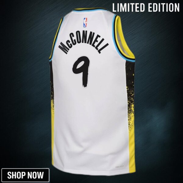 Indiana Pacers Nike City Edition Swingman Jersey - White T.j. Mcconnell Youth