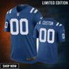 Indianapolis Colts #00 Custom Nike Color Rush Royal Jersey