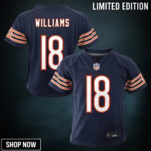 Infant Chicago Bears Caleb Williams Nike Navy Team Player Game Jersey