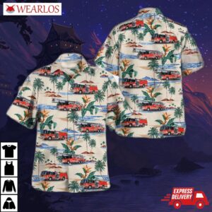 Ironia, New Jersey, Randolph Fire Department- Company 4 (ironia) Hawaiian Shirt