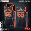 Isaiah Hartenstein 55 -23 New York Knicks Black City Edition Jersey Swingman