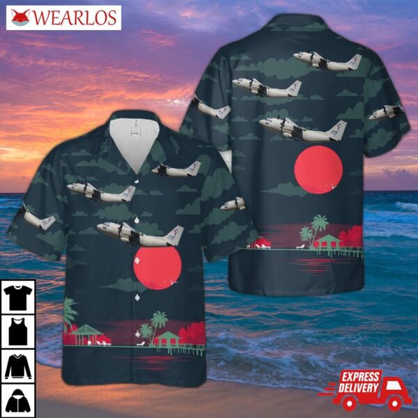 Italian Air Force C-27j Spartan Hawaiian Shirt