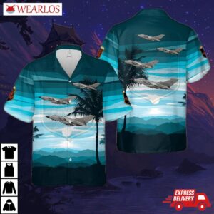 Italian Air Force Tornado Ids 6-21 Of The 6 Stormo "alfredo Fusco" (6th Wing) Hawaiian Shirt