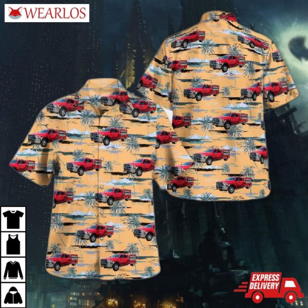 Ithaca, New York, Tompkins County Fire & Ems Hawaiian Shirt