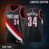 Jabari Walker 34 Portland Trail Blazers -23 Icon Edition Black Jersey