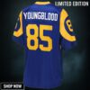Jack Youngblood Los Angeles Rams Nfl Pro Line Retired Player Jersey - Royal