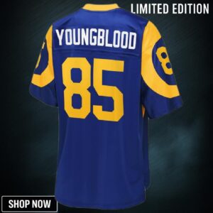 Jack Youngblood Los Angeles Rams Nfl Pro Line Retired Player Jersey - Royal