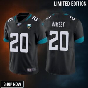 Jacksonville Jaguars 25th Anniversary Jalen Ramsey Black Vapor Limited Jersey