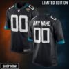 Jacksonville Jaguars Custom Team Color Game Jersey - Black Jerseys Nfl