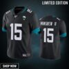 Jacksonville Jaguars Gardner Minshew Black 25th Anniversary Vapor Limited Jersey