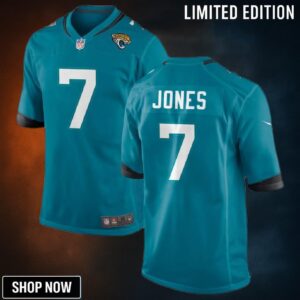 Jacksonville Jaguars Zay Jones 7 Alternate Game Jersey - Teal